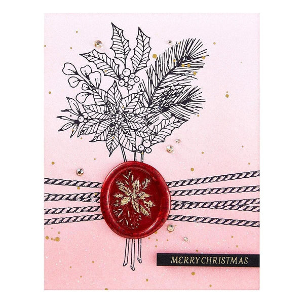 Poinsettia 3D Wax Seal