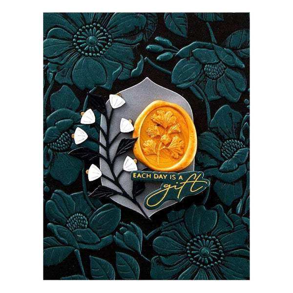 Gingko Leaves 3D Wax Seal Stamp from the Woodland Tales Collection