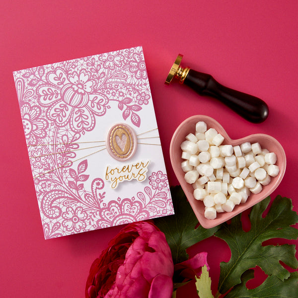 Scalloped Heart - Wax Seal of the Month (Seal Stamp Only)