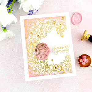 Scalloped Heart - Wax Seal of the Month (Seal Stamp Only)