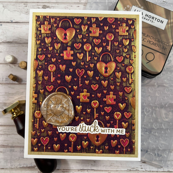 Heart Burst - Wax Seal of the Month (Seal Stamp Only)