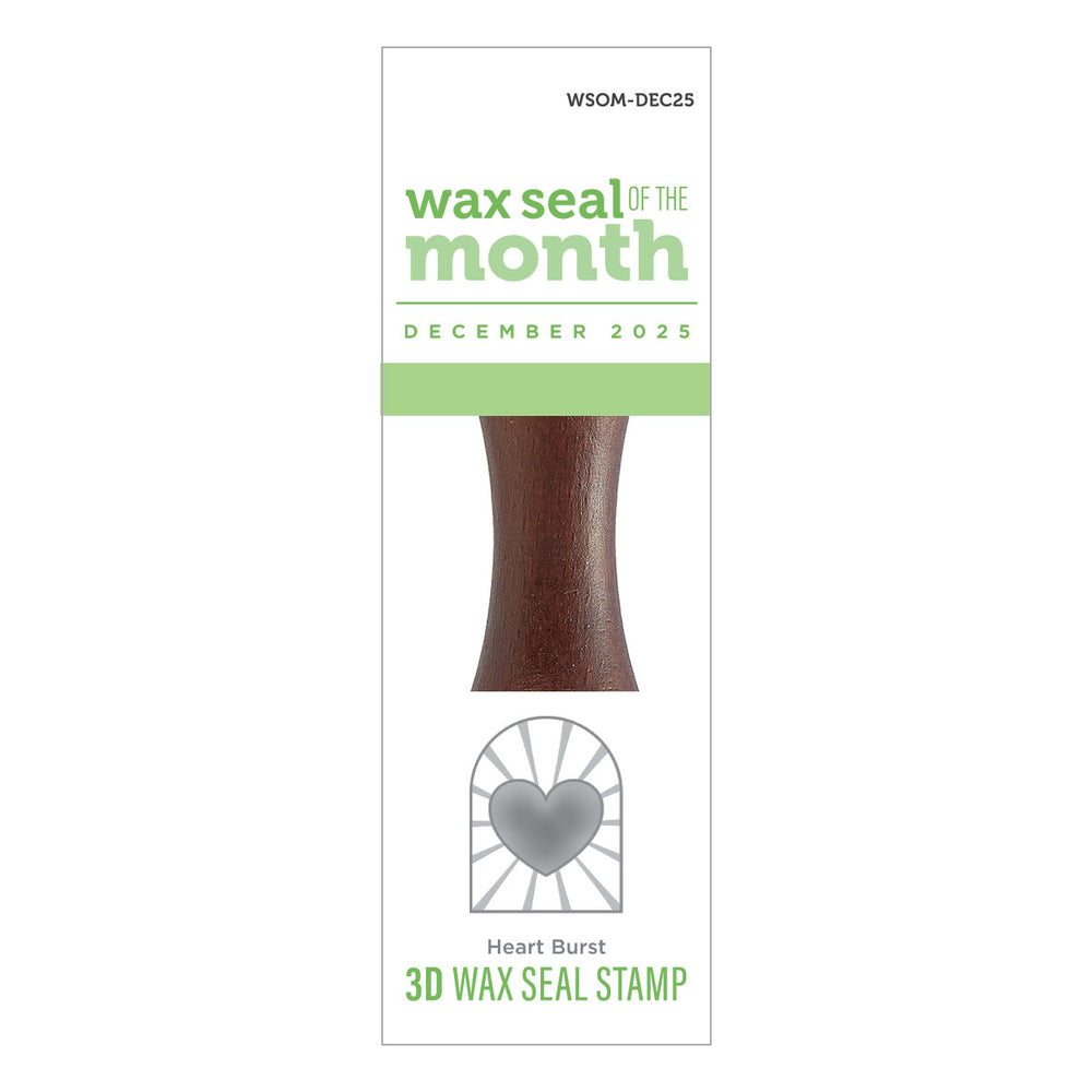 Heart Burst - Wax Seal of the Month (Seal Stamp Only)