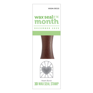 Heart Burst - Wax Seal of the Month (Seal Stamp Only)