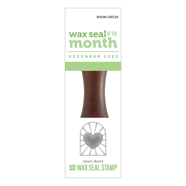 Heart Burst - Wax Seal of the Month (Seal Stamp Only)