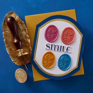 Floral Jewel - Wax Seal of the Month (Seal Stamp Only)