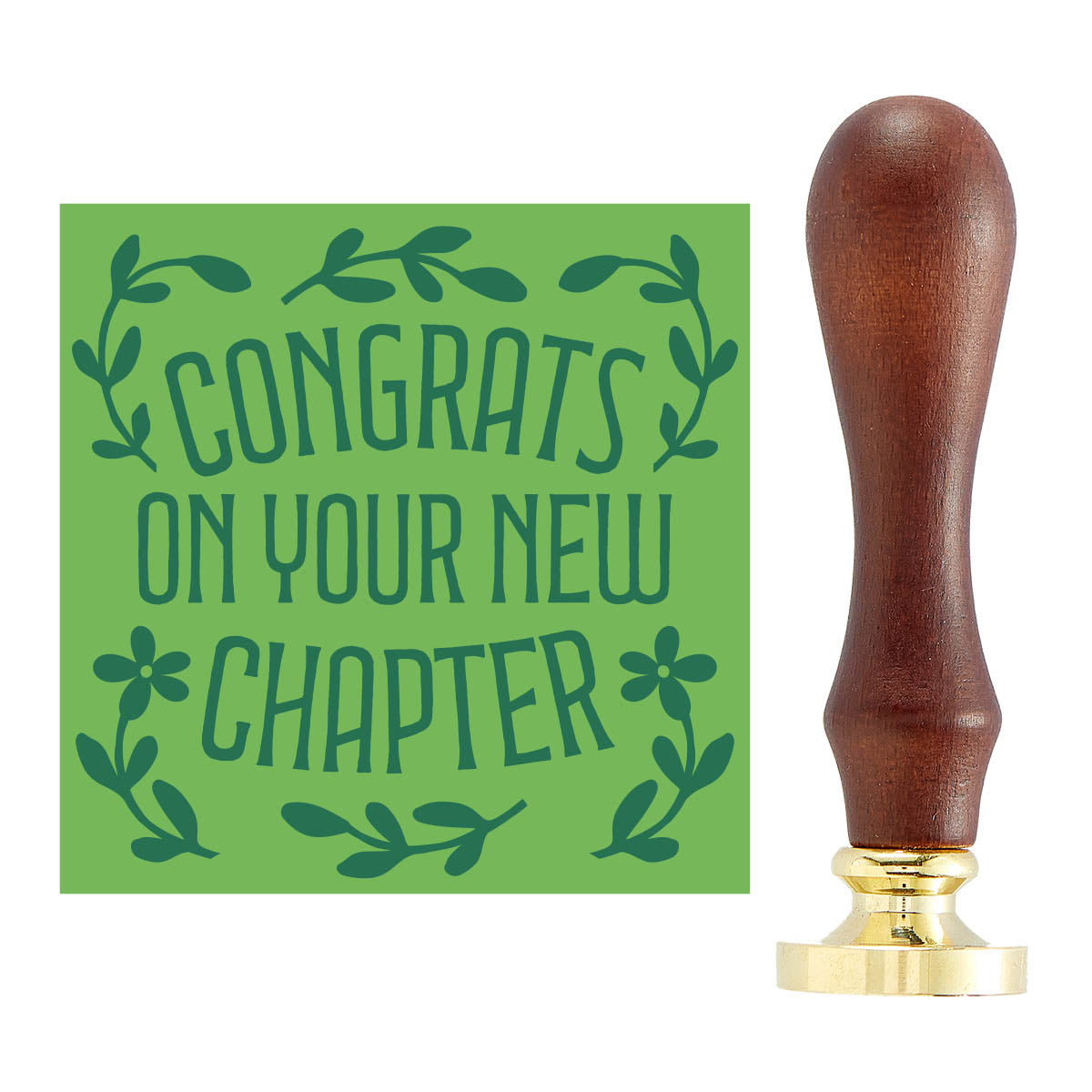 Congrats On Your New Chapter - Wax Seal of the Month (Seal Stamp Only)