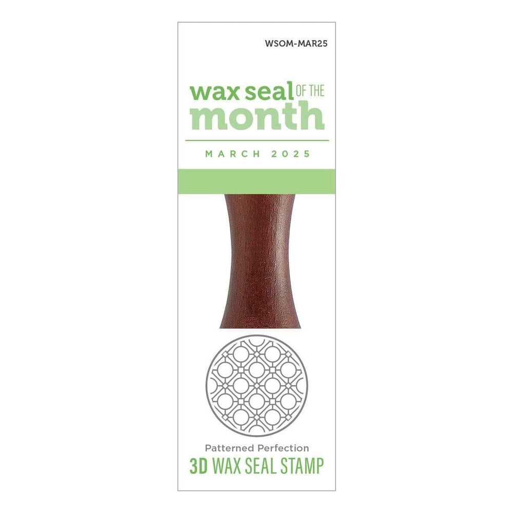 Patterned Perfection -  Wax Seal of the Month (Seal Stamp Only)
