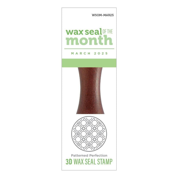 Patterned Perfection -  Wax Seal of the Month (Seal Stamp Only)