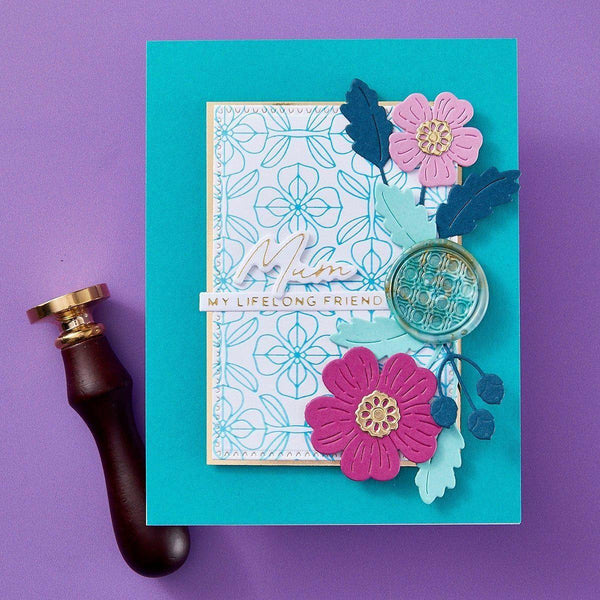 Patterned Perfection -  Wax Seal of the Month (Seal Stamp Only)