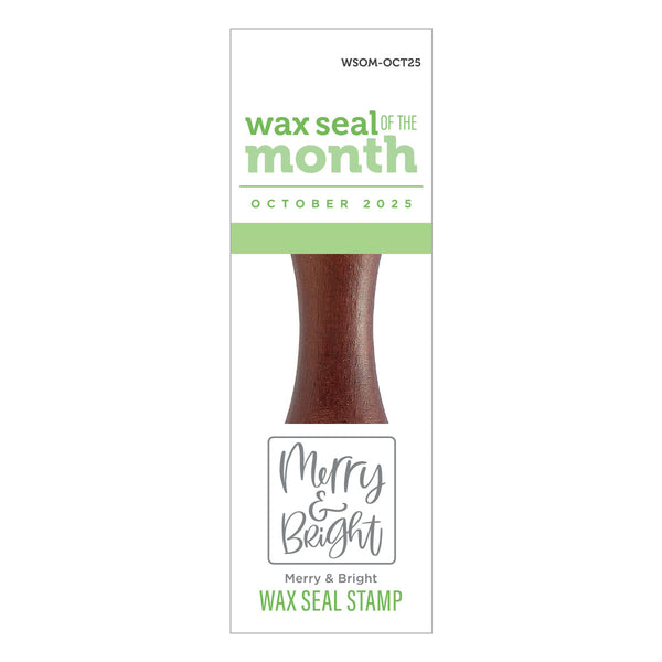 Merry & Bright- Wax Seal of the Month (Seal Stamp Only)