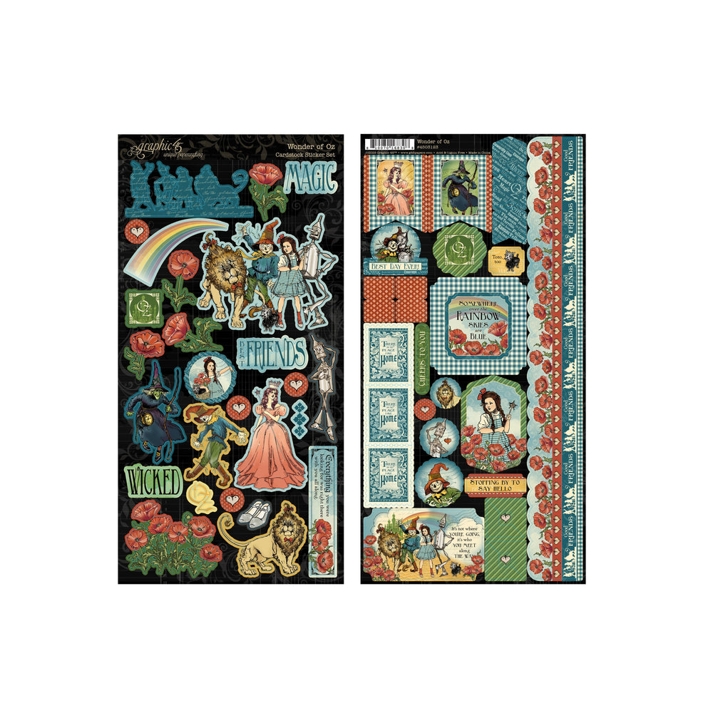Graphic 45 Wonder of Oz Sticker Set