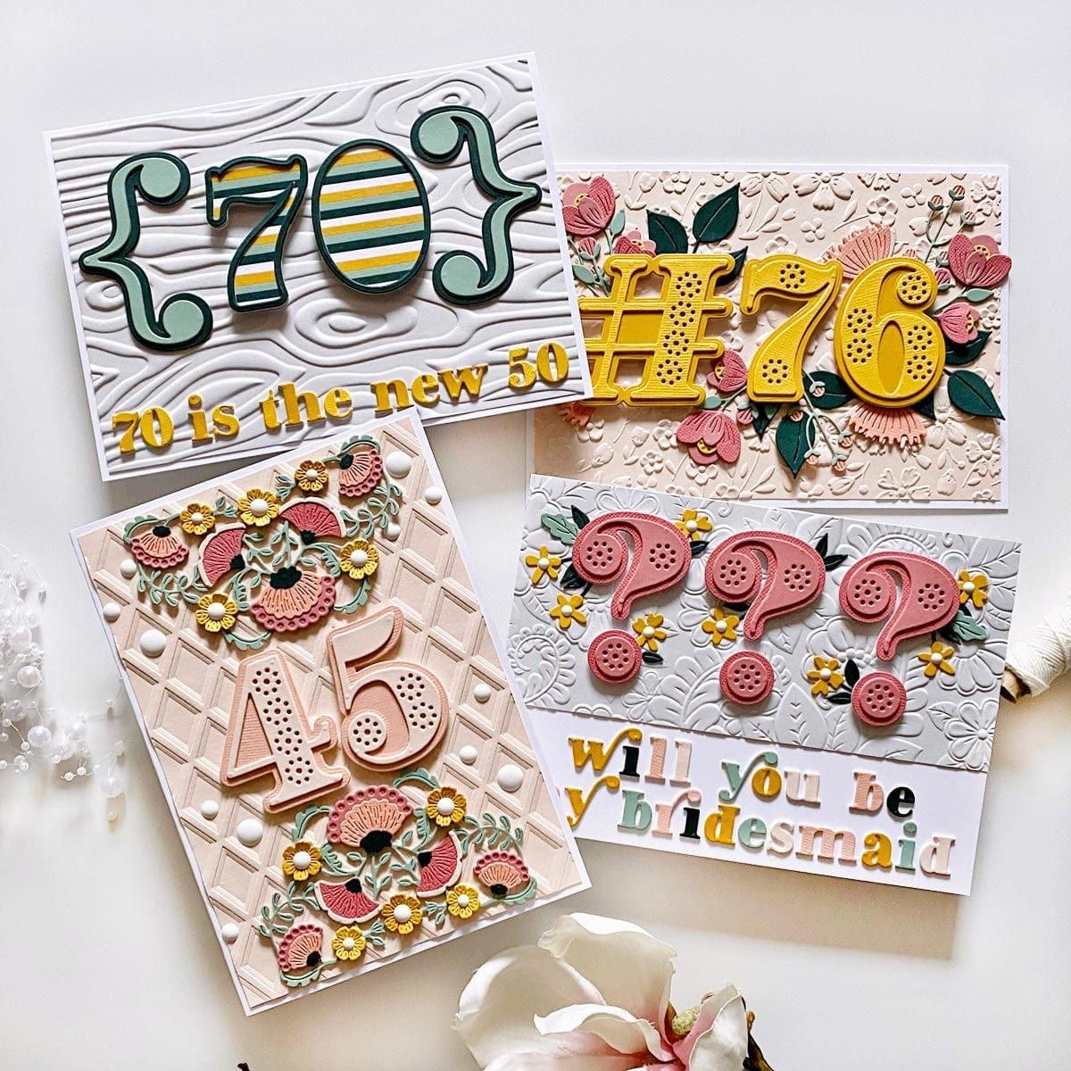 Stitched Punctuation and Symbols Etched Dies from the Stitched Numbers & More Collection