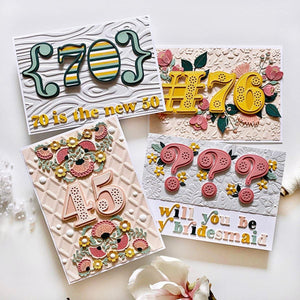 Stitched Punctuation and Symbols Etched Dies from the Stitched Numbers & More Collection