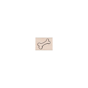 Dog Bone Woodblock Stamp
