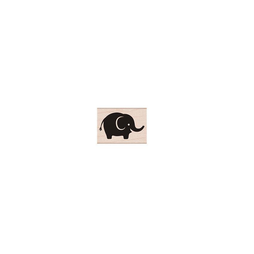 Baby Elephant Woodblock Stamp