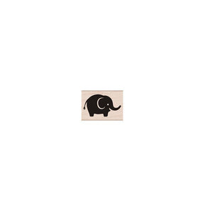 Baby Elephant Woodblock Stamp