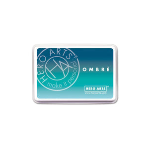 Ombré Tide Pool to Navy Ink Pad