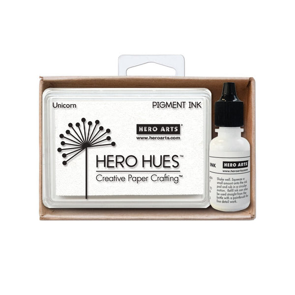 Hero Hues Unicorn White + Reinker Bundle