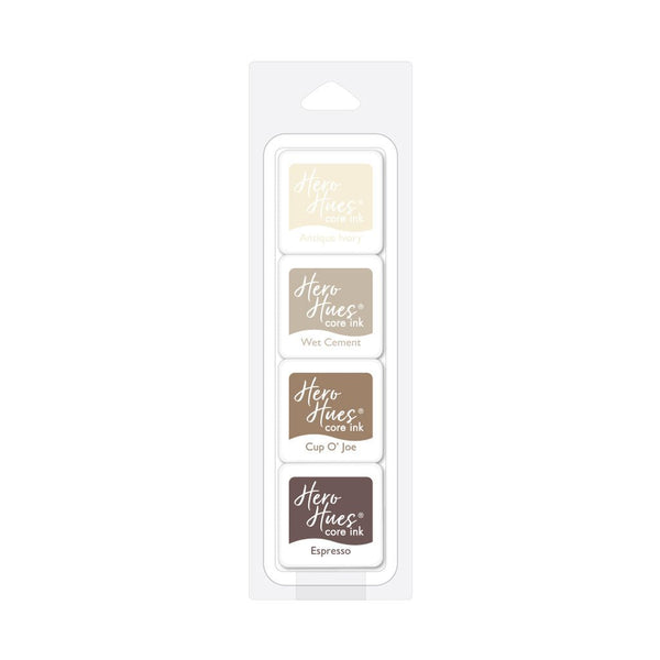 Cool Browns Core Ink Pad Cubes