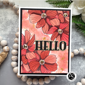 Minimalist Flowers Press Plate & Die Set by Alex Syberia Designs