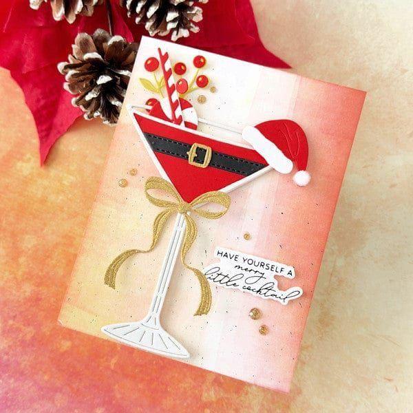 Christmas Cocktails Etched Dies
