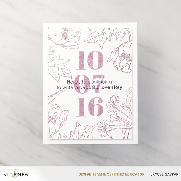 Altenew - Love Story Press Plate Set