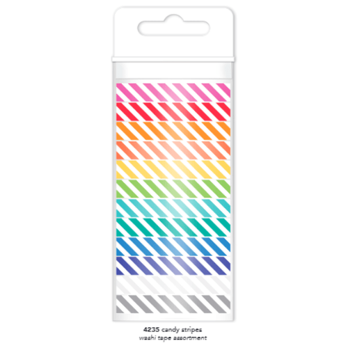 Doodlebug Candy Stripes Washi Tape Assortment
