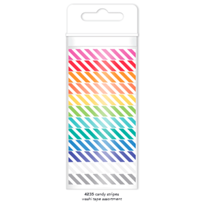 Doodlebug Candy Stripes Washi Tape Assortment