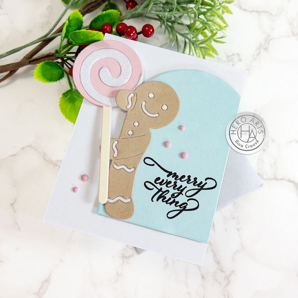 Holiday Greetings Stamp & Cut of the Month - October 2024