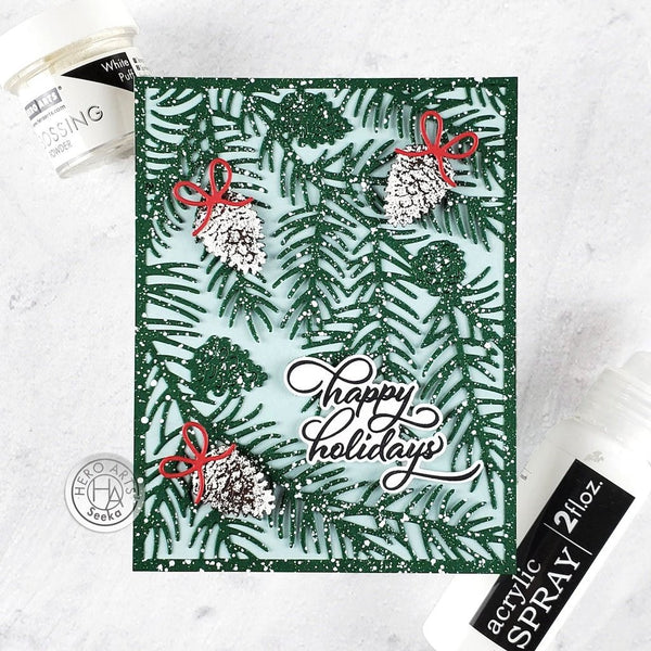 Holiday Greetings Stamp & Cut of the Month - October 2024