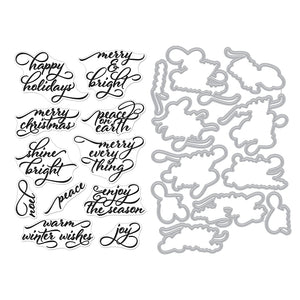 Holiday Greetings Stamp & Cut of the Month - October 2024