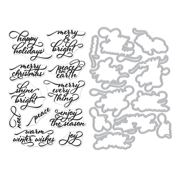 Holiday Greetings Stamp & Cut of the Month - October 2024
