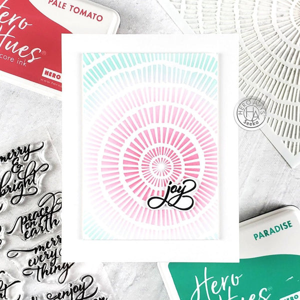 Holiday Greetings Stamp & Cut of the Month - October 2024