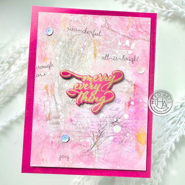 Holiday Greetings Stamp & Cut of the Month - October 2024