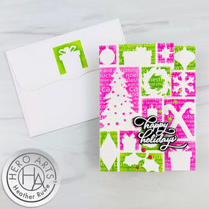 Holiday Greetings Stamp & Cut of the Month - October 2024