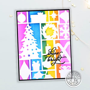 Holiday Greetings Stamp & Cut of the Month - October 2024