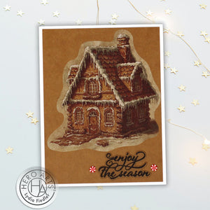 Holiday Greetings Stamp & Cut of the Month - October 2024