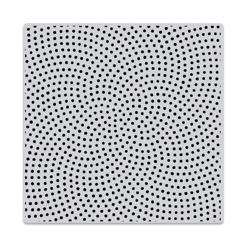 Dot Moire Bold Prints Cling Stamp