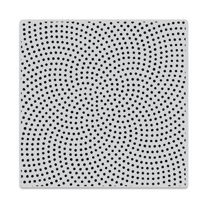 Dot Moire Bold Prints Cling Stamp