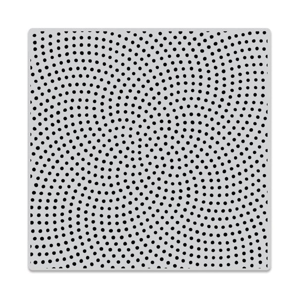 Dot Moire Bold Prints Cling Stamp