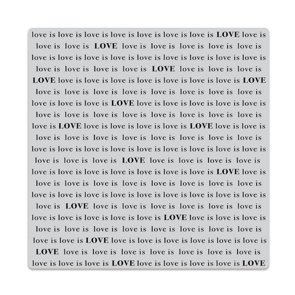 Love Is Love Bold Prints Cling Stamp