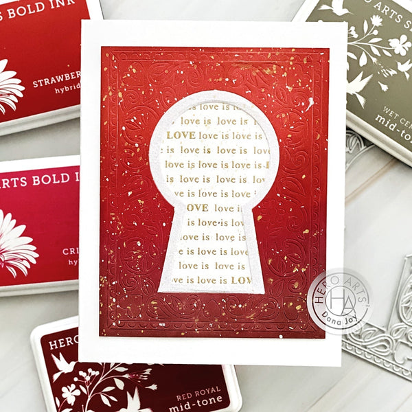 Love Is Love Bold Prints Cling Stamp