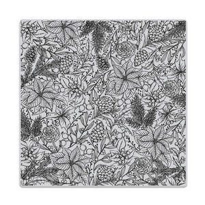 Holiday Foliage Bold Prints Cling Stamp