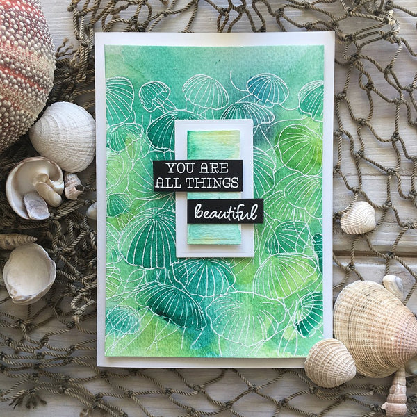 Jellyfish Party Bold Prints Cling Stamp