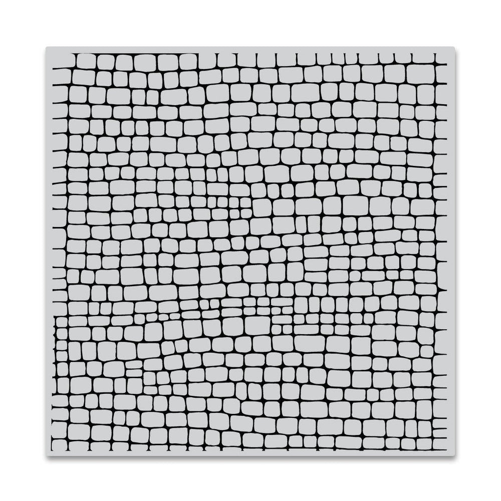 Cobblestone Bold Prints Cling Stamp