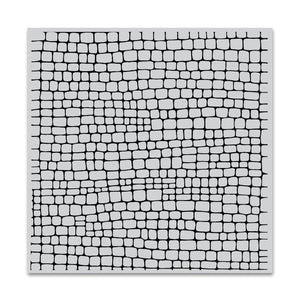 Cobblestone Bold Prints Cling Stamp
