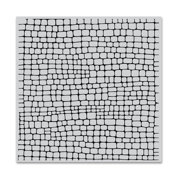 Cobblestone Bold Prints Cling Stamp
