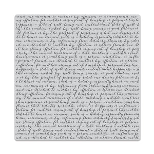 Script Bold Prints Cling Stamp