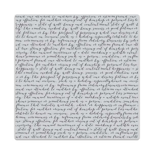 Script Bold Prints Cling Stamp