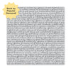 Script Bold Prints Cling Stamp